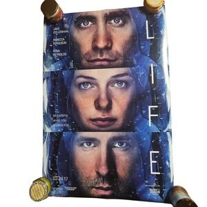 Life 2017 Original Teaser Movie Poster 27x40 Jake Gyllenhaal Ryan Reynolds D/S